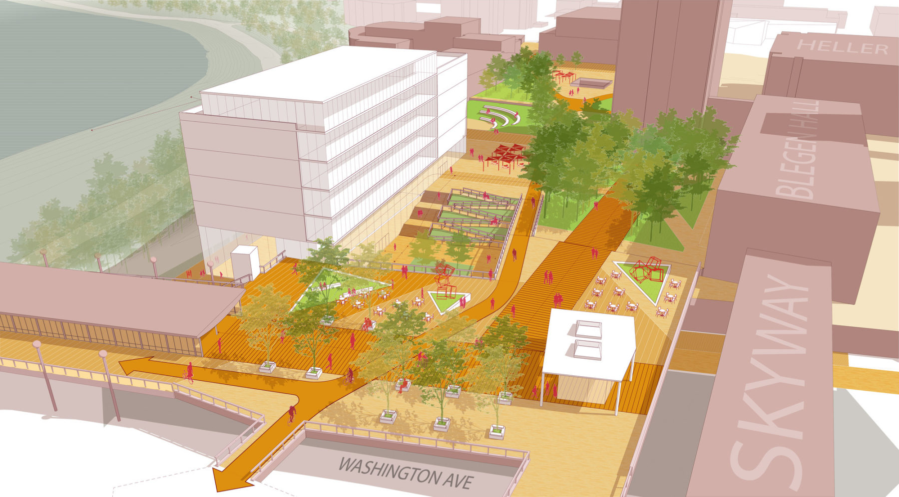 graphic rendering of anderson plaza